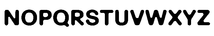 EaseFullRounded Bold Font UPPERCASE