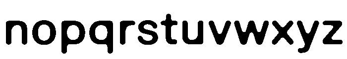 EaseFullRounded Medium Font LOWERCASE