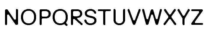 EaseFullRounded Regular 09ce69b1 Font UPPERCASE