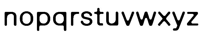 EaseFullRounded Regular 09ce69b1 Font LOWERCASE