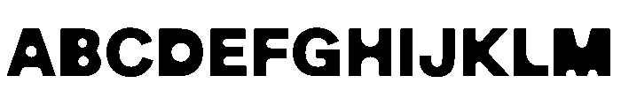 EaseGeometricA Black Font UPPERCASE