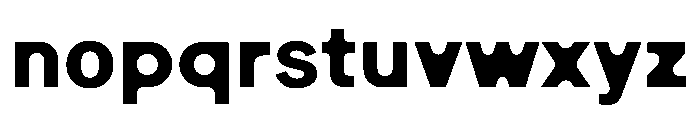 EaseGeometricA Bold Font LOWERCASE