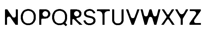 EaseGeometricA Regular Font UPPERCASE