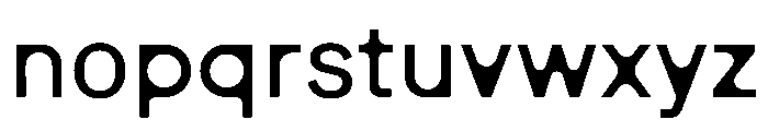 EaseGeometricA Regular Font LOWERCASE