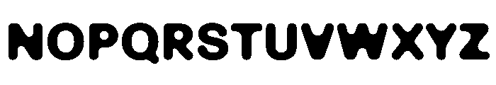 EaseGeometricB Black Font UPPERCASE