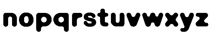 EaseGeometricB Black Font LOWERCASE