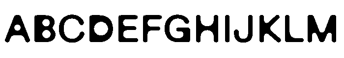 EaseGeometricB Medium Font UPPERCASE