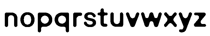 EaseGeometricB Medium Font LOWERCASE