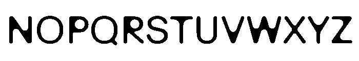 EaseGeometricB Regular Font UPPERCASE