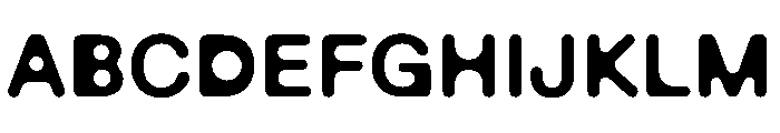 EaseGeometricB Semibold Font UPPERCASE