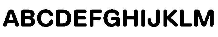 EaseRounded Bold Font UPPERCASE