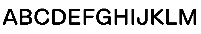 EaseRounded Medium 96e6f5de Font UPPERCASE