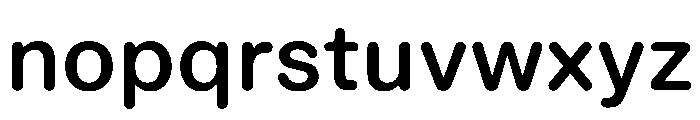 EaseRounded Medium Font LOWERCASE