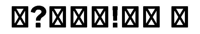 EaseSemiRounded Bold 01182494 Font OTHER CHARS