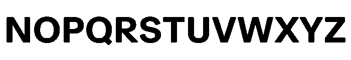 EaseSemiRounded Bold Font UPPERCASE