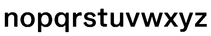 EaseSemiRounded Medium Font LOWERCASE