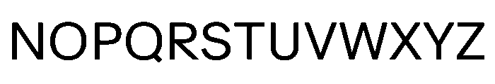 EaseSemiRounded Regular Font UPPERCASE