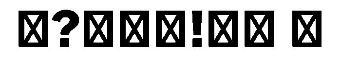 EaseStandard Black Font OTHER CHARS