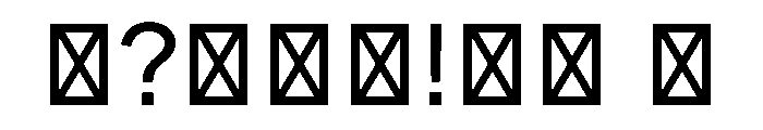 EaseStandard Regular Font OTHER CHARS