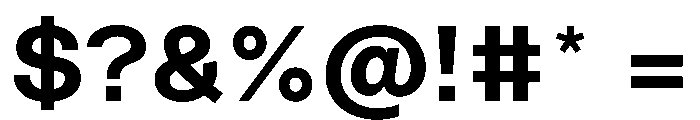 Easley Regular Font OTHER CHARS