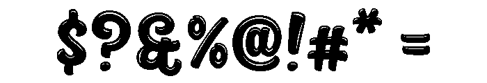 Easy Rider Glare Regular Font OTHER CHARS