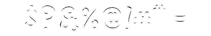 Easy Rider Glare Font OTHER CHARS