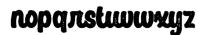 Easy Rider Pressed Font LOWERCASE