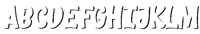 Easy Rider Shadow Font UPPERCASE