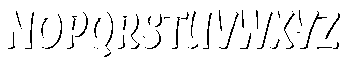 Easy Rider Shadow Font UPPERCASE