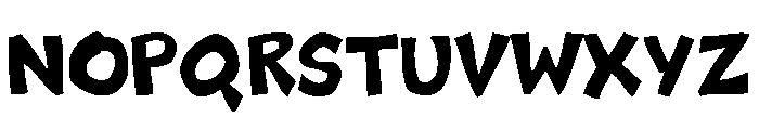 Eatwell Chubby Font UPPERCASE