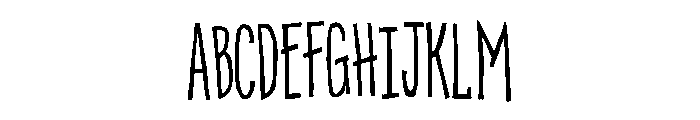 Eatwell Skinny Font UPPERCASE