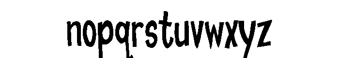 Eatwell Tall Font LOWERCASE