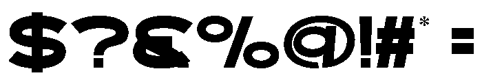 EBRIXO-Bold Font OTHER CHARS