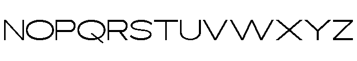 EBRIXO Extra Light Font UPPERCASE