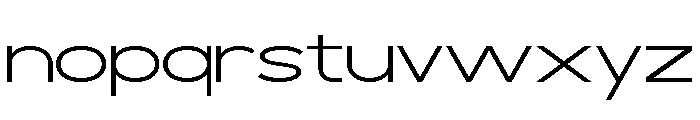 EBRIXO Extra Light Font LOWERCASE