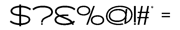 EBRIXO-ExtraLight Font OTHER CHARS