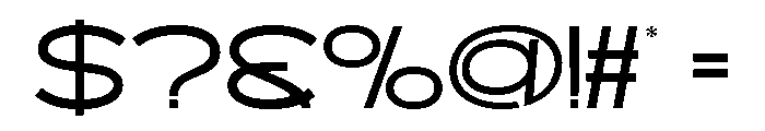 EBRIXO-Light Font OTHER CHARS