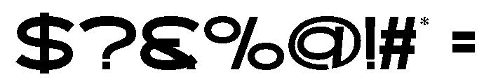 EBRIXO-Medium Font OTHER CHARS