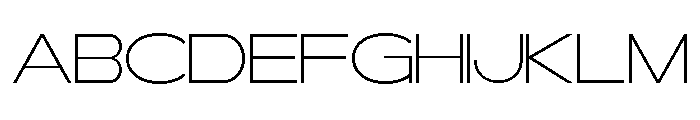 EBRIXO-Thin Font UPPERCASE