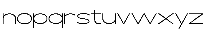 EBRIXO-Thin Font LOWERCASE