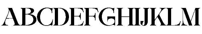 Ebamo Regular Font UPPERCASE
