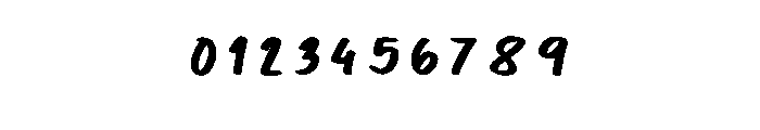 Ebbrush_font Regular Font OTHER CHARS