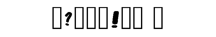 Ebbrush_font Regular Font OTHER CHARS