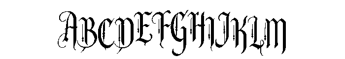 Ebon Crest Font UPPERCASE