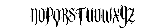 Ebon Crest Font UPPERCASE