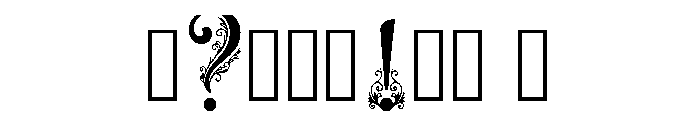 Ebrahim Regular Font OTHER CHARS