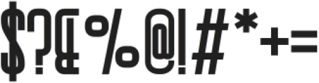 EBRON Regular otf (400) Font OTHER CHARS