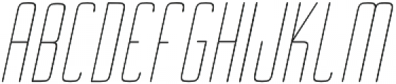 Ebdus Light Italic otf (300) Font UPPERCASE