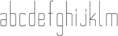 Ebdus Light otf (300) Font LOWERCASE