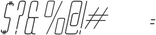 Ebdus Medium Italic otf (500) Font OTHER CHARS
